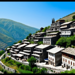 Gjirokastra - Stone City**

"A panoramic view of Gjirokastra, Albania, showcasing the traditional stone houses ('kule') climbing the mountain slopes, fully clothed, appropriate attire, safe for work, perfect anatomy, correct proportions, professional photography, daytime, clear sky, showcasing the architectural details of the houses, modest clothing."

**